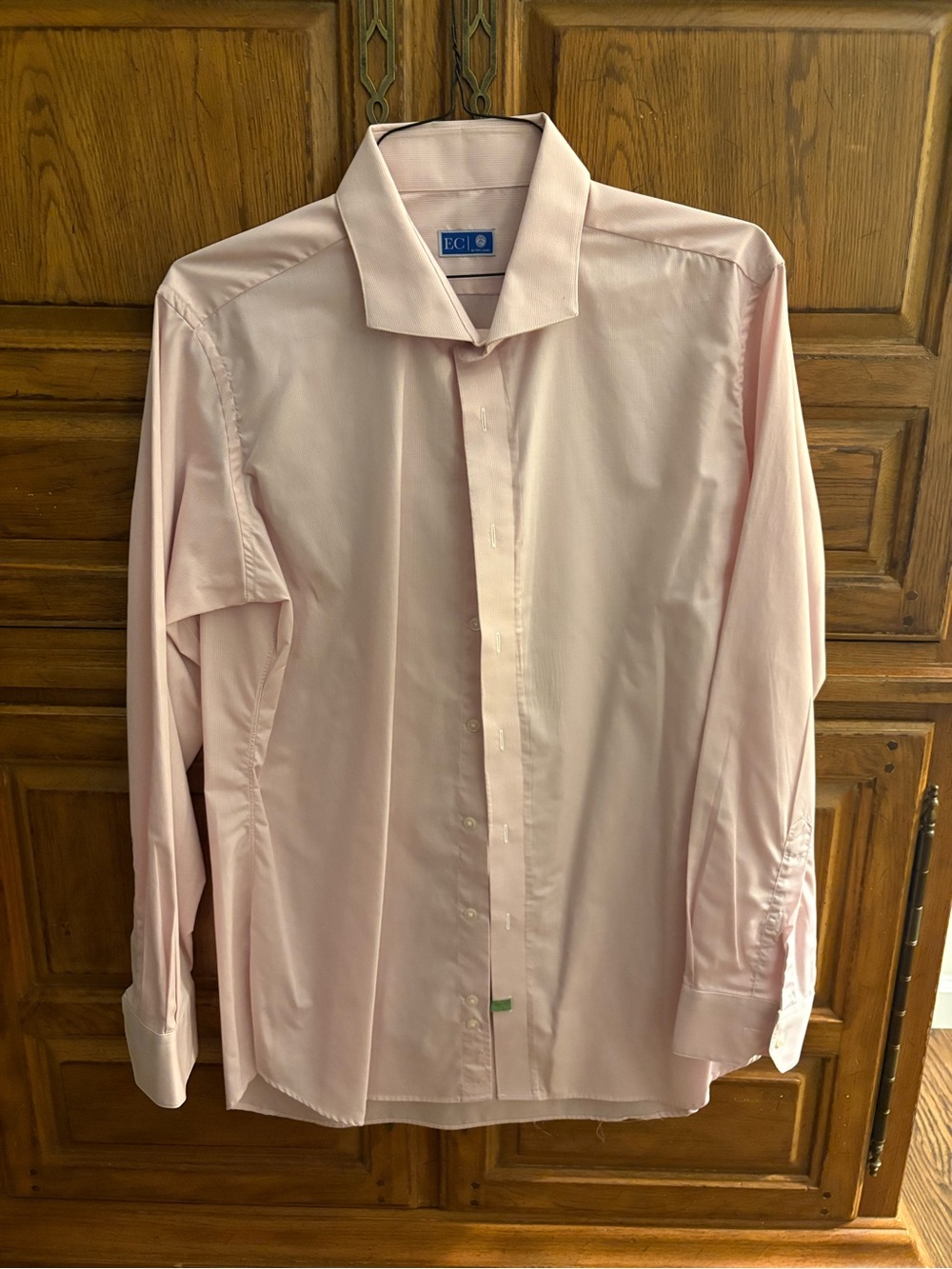 Tom James Men’s Classic Dress Shirt - Light Pink